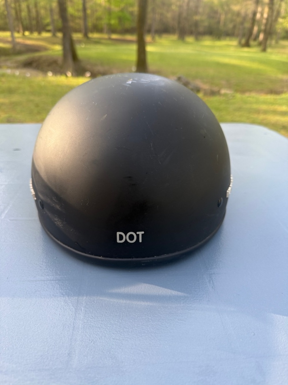 Harley-Davidson Black Matte Half Helmet with Tinted Visor - Picture 4 of 7